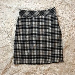 L.L. BEAN Women’s Houndstooth Pencil Skirt Size 8 NWT